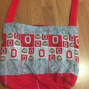 Ohio state quilted bag